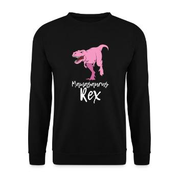 mummy - Unisex Sweatshirt - black - Front - Alina (178cm) & Michal (187cm)
