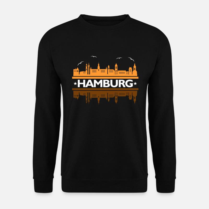 Hamburg - Unisex Pullover - Schwarz