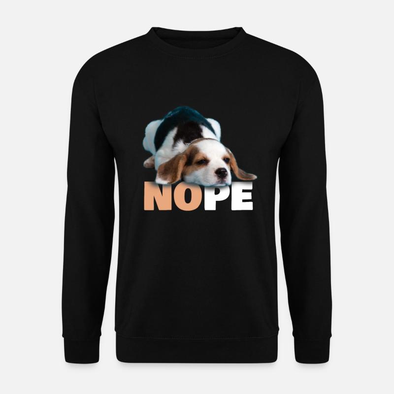Beagle Hündchen Geschenkidee - Unisex Pullover - Schwarz