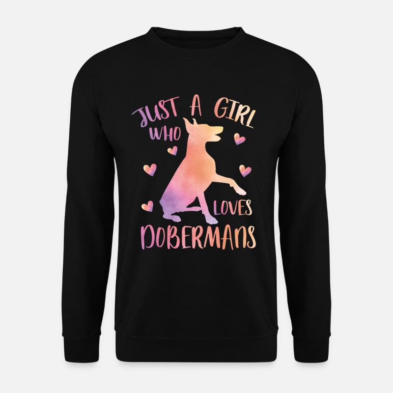 Dobermann Love - Unisex Sweatshirt - black