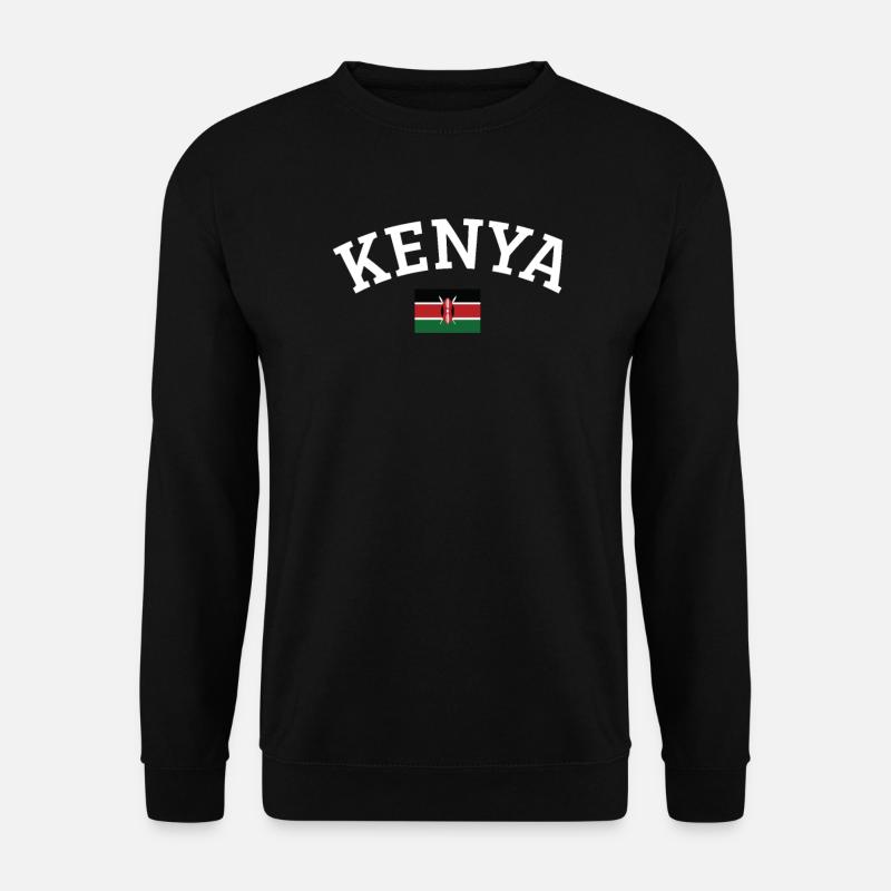 Kenia - Unisex Pullover - Schwarz