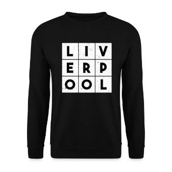 Liverpool - Unisex Sweatshirt - black - Front - Alina (178cm) & Michal (187cm)