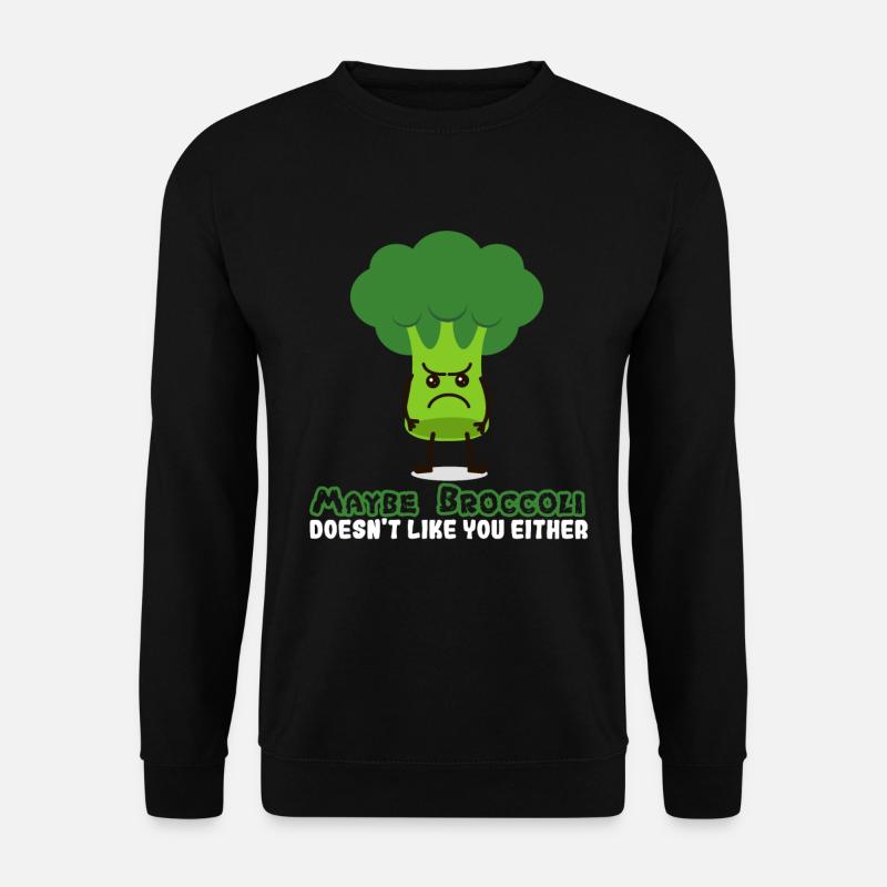 Brokkoli - Unisex Pullover - Schwarz