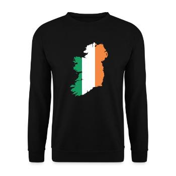 Irland - Unisex Pullover - Schwarz - Vorne - Alina (178cm) & Michal (187cm)