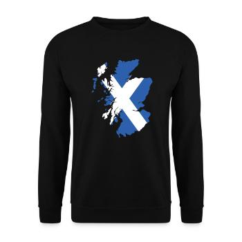 Schottland - Unisex Pullover - Schwarz - Vorne - Alina (178cm) & Michal (187cm)