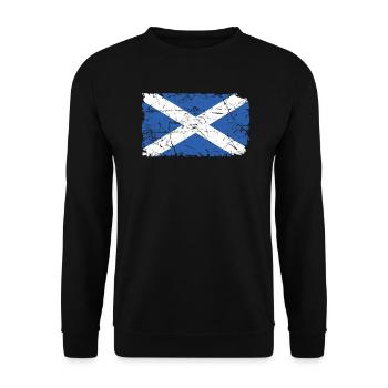 Schottland - Unisex Pullover - Schwarz - Vorne - Alina (178cm) & Michal (187cm)