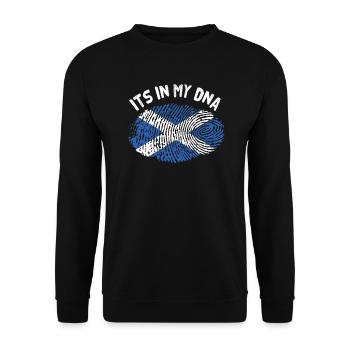 Schottland - Unisex Pullover - Schwarz - Vorne - Alina (178cm) & Michal (187cm)