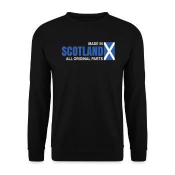 Schottland - Unisex Pullover - Schwarz - Vorne - Alina (178cm) & Michal (187cm)