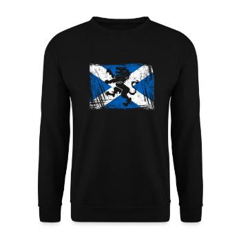 Schottland - Unisex Pullover - Schwarz - Vorne - Alina (178cm) & Michal (187cm)