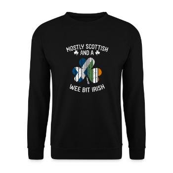 Schottland - Unisex Pullover - Schwarz - Vorne - Alina (178cm) & Michal (187cm)
