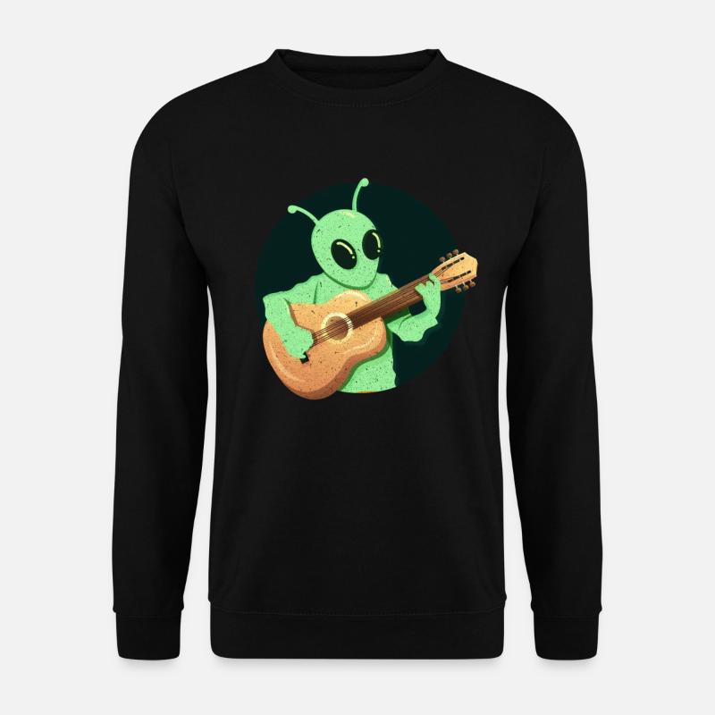 Gitarre - Unisex Pullover - Schwarz