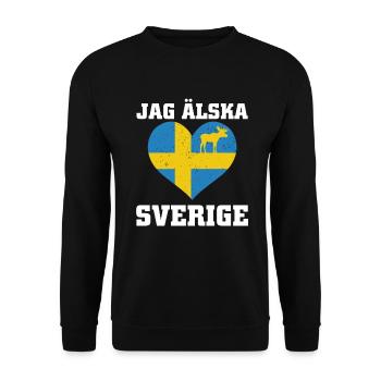 Suède - Sweat-shirt Unisexe - noir - Devant - Alina (178cm) & Michal (187cm)