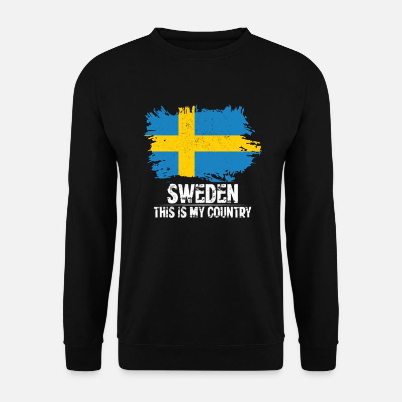 Schweden - Unisex Pullover - Schwarz