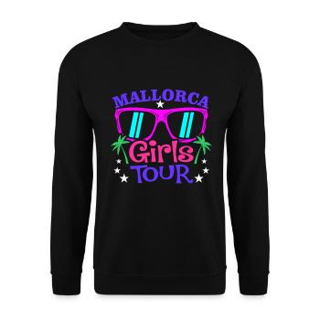 Mallorca - Unisex Pullover - Schwarz - Vorne - Alina (178cm) & Michal (187cm)
