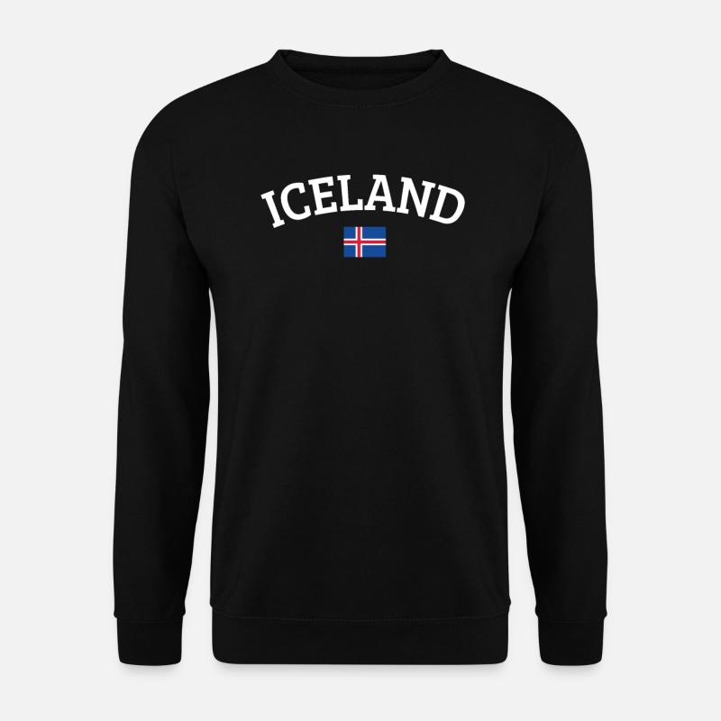 Island - Unisex Pullover - Schwarz
