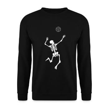 Volleyball - Unisex Pullover - Schwarz - Vorne - Alina (178cm) & Michal (187cm)