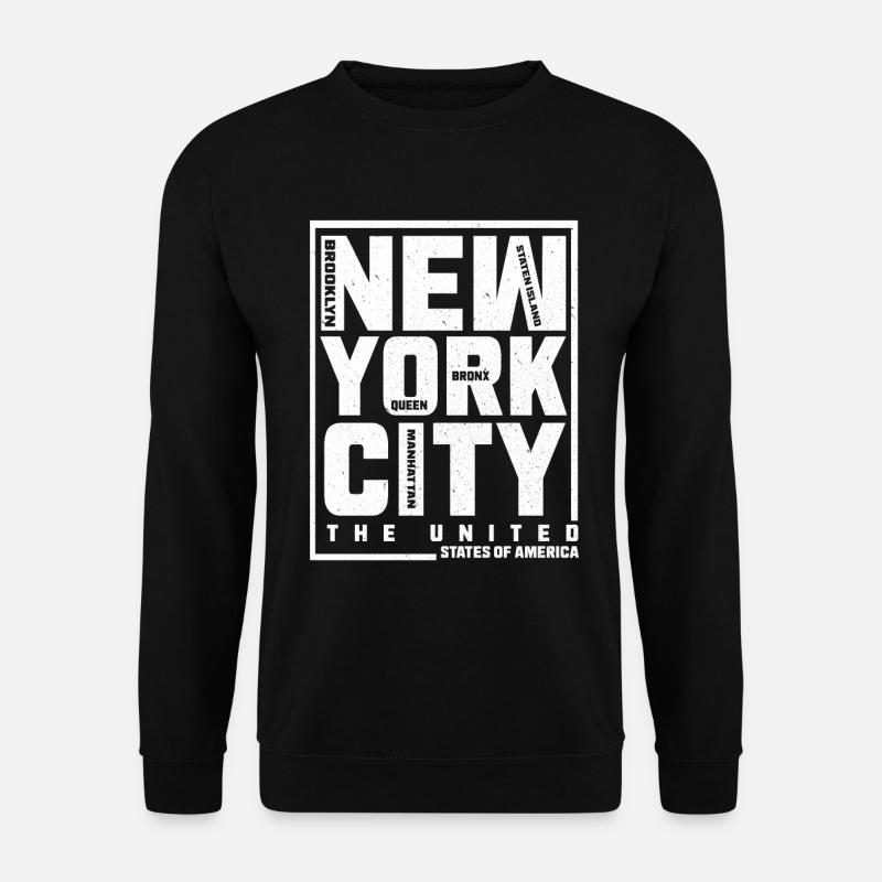 new York - Unisex Sweatshirt - black