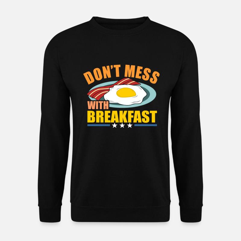 breakfast - Unisex Sweatshirt - black