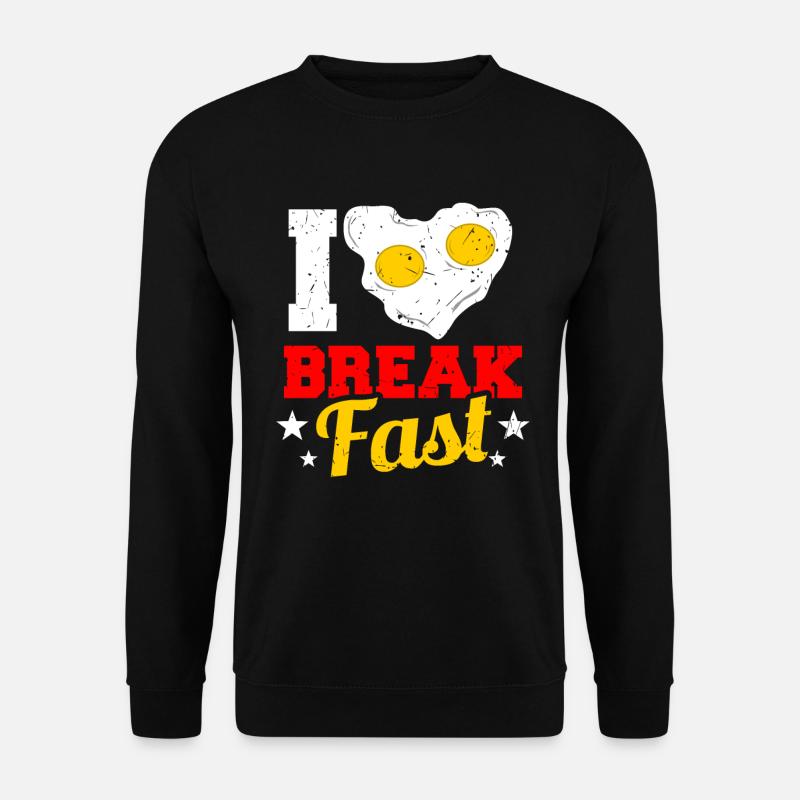 Frühstück - Unisex Pullover - Schwarz