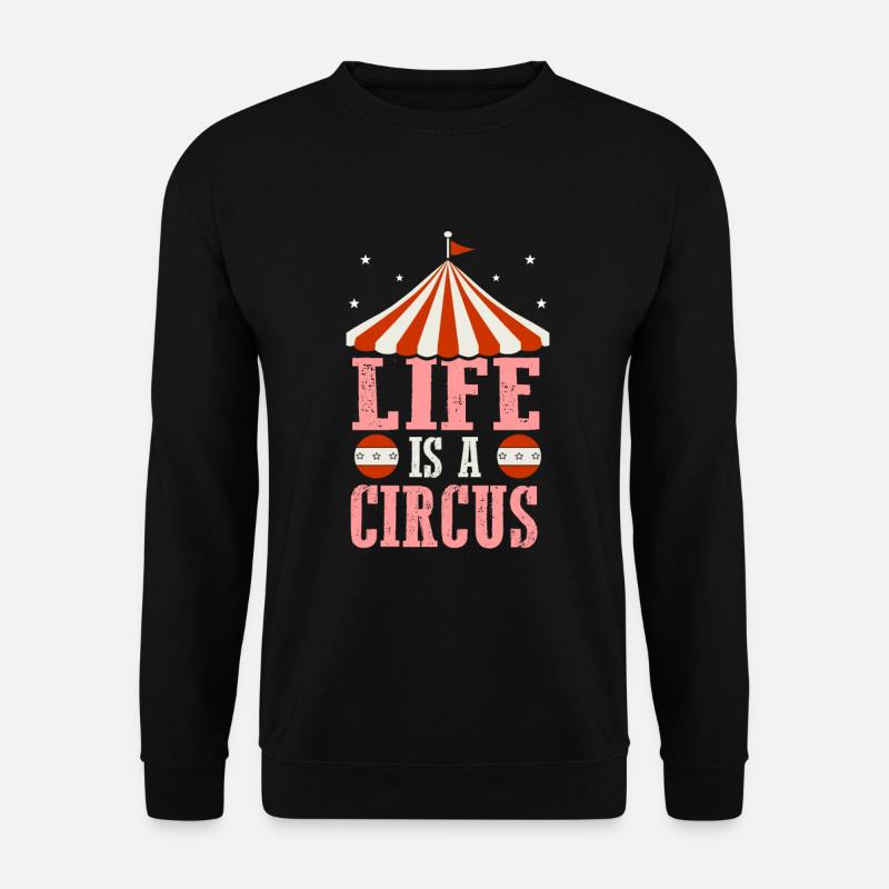 Zirkus - Unisex Pullover - Schwarz