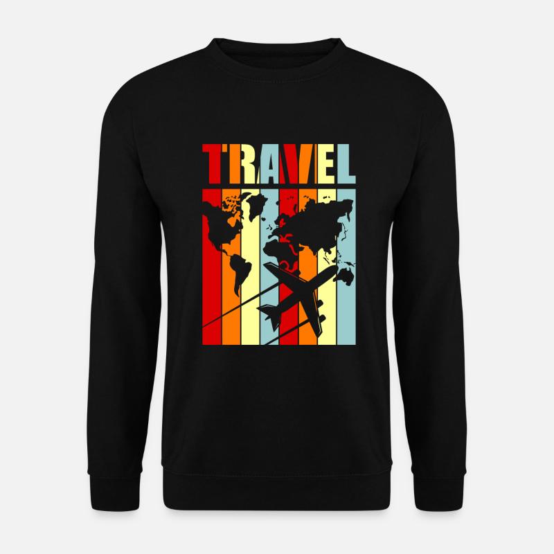 Reise - Unisex Pullover - Schwarz