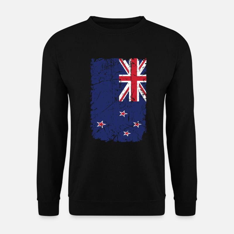Neuseeland - Unisex Pullover - Schwarz