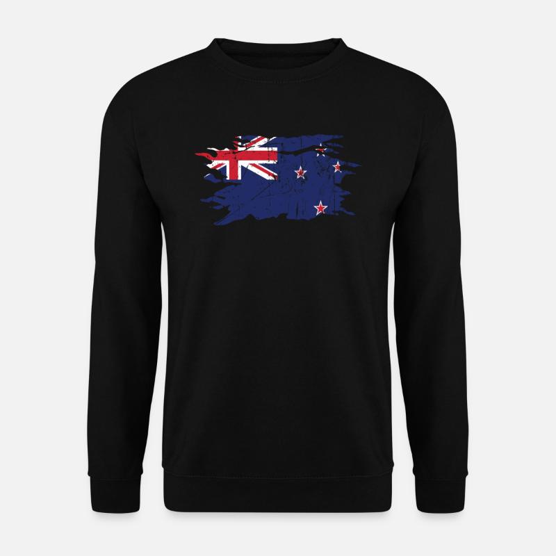 Neuseeland - Unisex Pullover - Schwarz