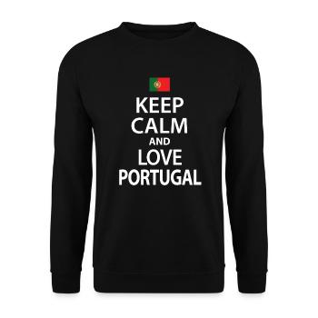 Portugal - Sweat-shirt Unisexe - noir - Devant - Alina (178cm) & Michal (187cm)