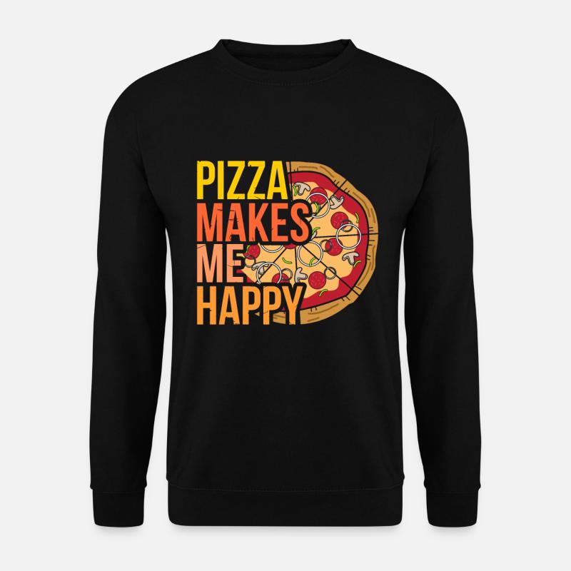 Pizza - Unisex Sweatshirt - black