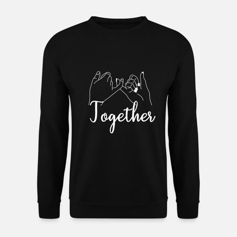 Paar Valentinstag Pärchen - Unisex Pullover - Schwarz