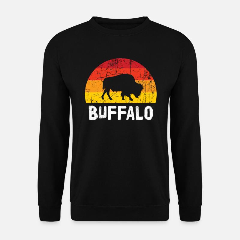 Büffel - Unisex Pullover - Schwarz