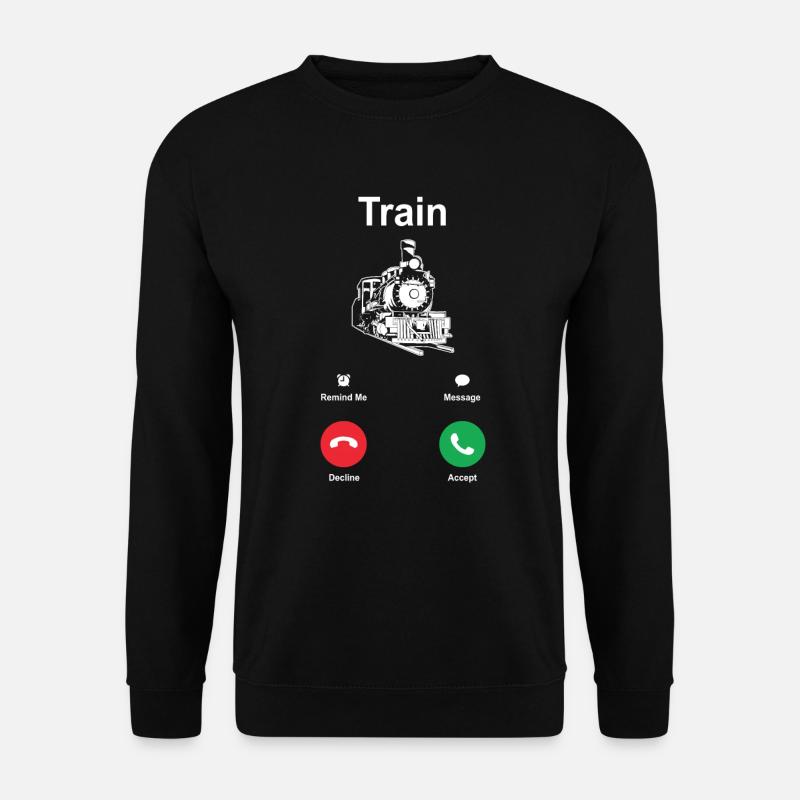 Zug - Unisex Pullover - Schwarz