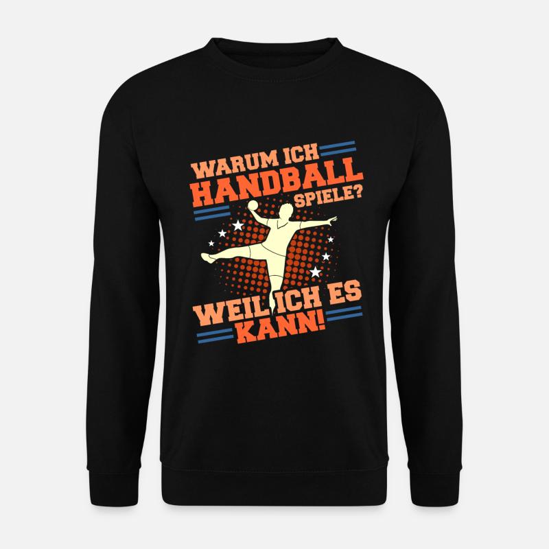 Handball - Unisex Pullover - Schwarz