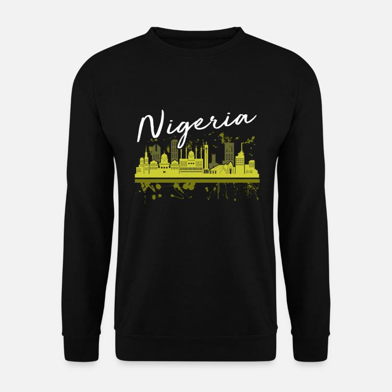 Nigeria - Unisex Pullover - Schwarz