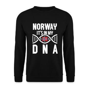 Norvège - Sweat-shirt Unisexe - noir - Devant - Alina (178cm) & Michal (187cm)