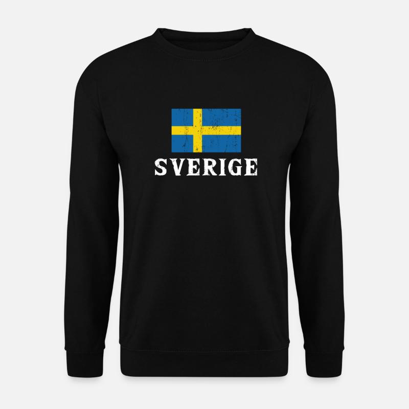 Schweden - Unisex Pullover - Schwarz