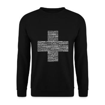Schweiz - Unisex Pullover - Schwarz - Vorne - Alina (178cm) & Michal (187cm)