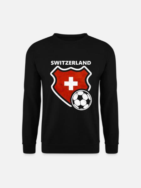 Schweiz - Unisex Pullover - Schwarz