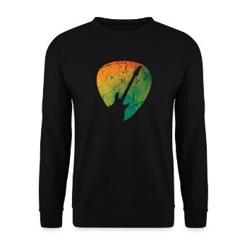 guitare - Sweat-shirt Unisexe - noir - Devant - Alina (178cm) & Michal (187cm)