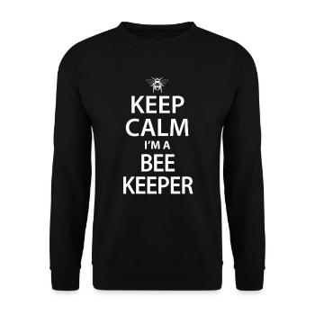 Imker Bienenzüchter - Unisex Pullover - Schwarz - Vorne - Alina (178cm) & Michal (187cm)