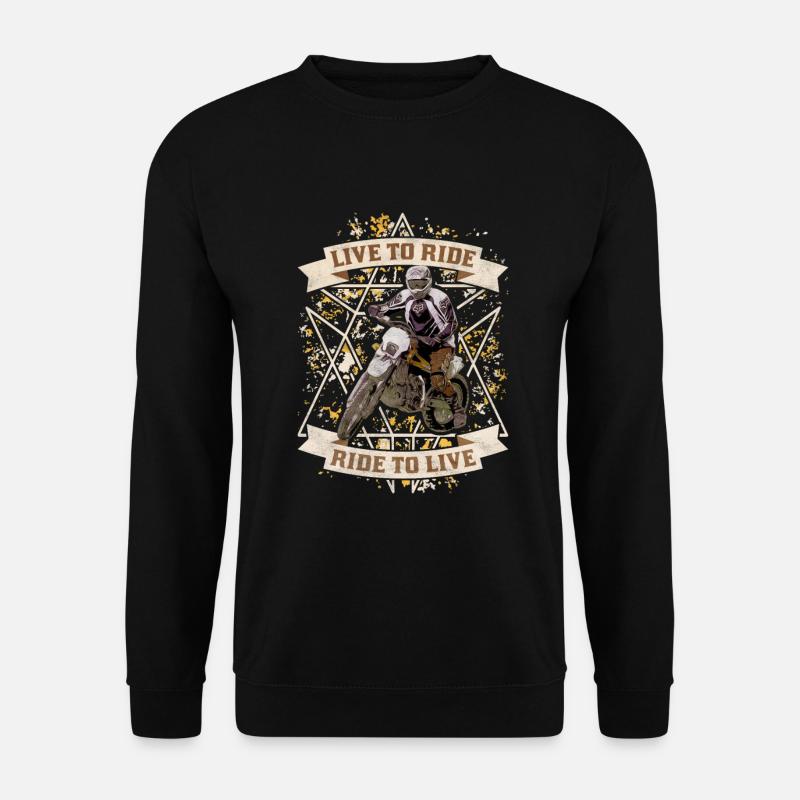 Motorrad - Unisex Pullover - Schwarz
