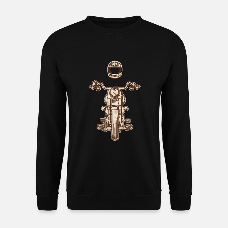 motorcycle - Unisex Sweatshirt - black