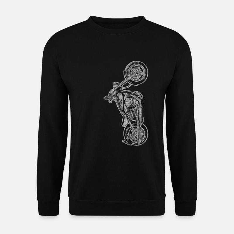 Motorrad - Unisex Pullover - Schwarz