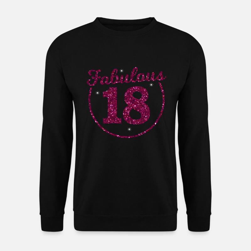 18. Geburtstag - Unisex Pullover - Schwarz