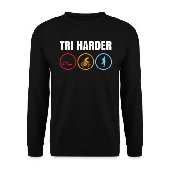 Triathlon - Sweat-shirt Unisexe - noir - Devant - Alina (178cm) & Michal (187cm)