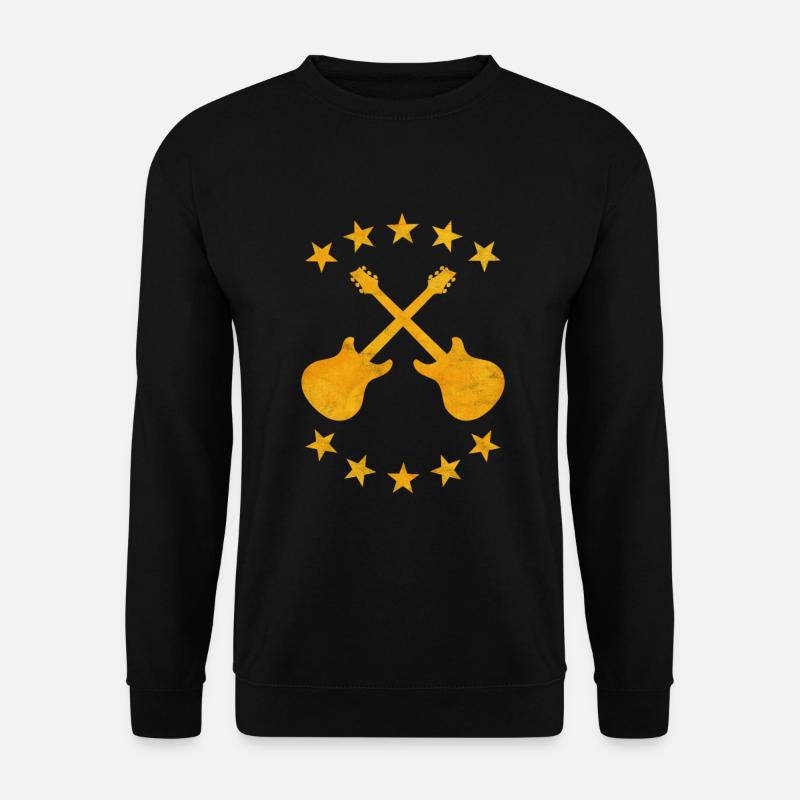 Gitarre - Unisex Pullover - Schwarz