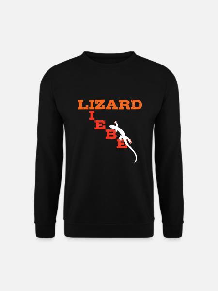 Lizard love - Unisex Sweatshirt - black
