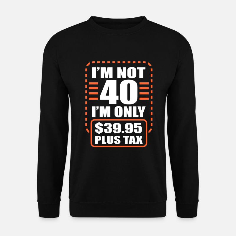 40e anniversaire - Sweat-shirt Unisexe - noir