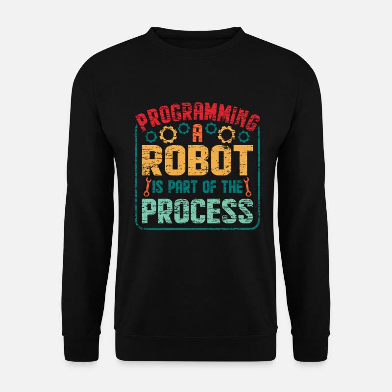 robot - Unisex Sweatshirt - black
