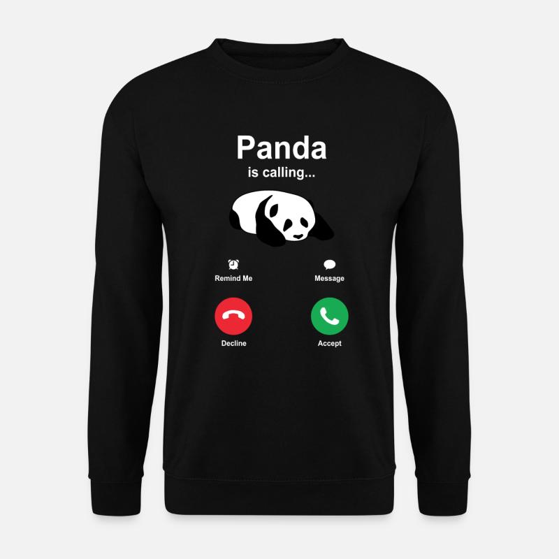 panda - Unisex Sweatshirt - black